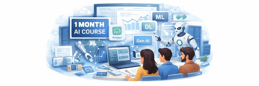 AI course enrollment and training session