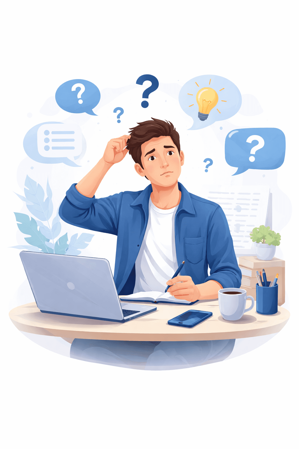 Career guidance illustration