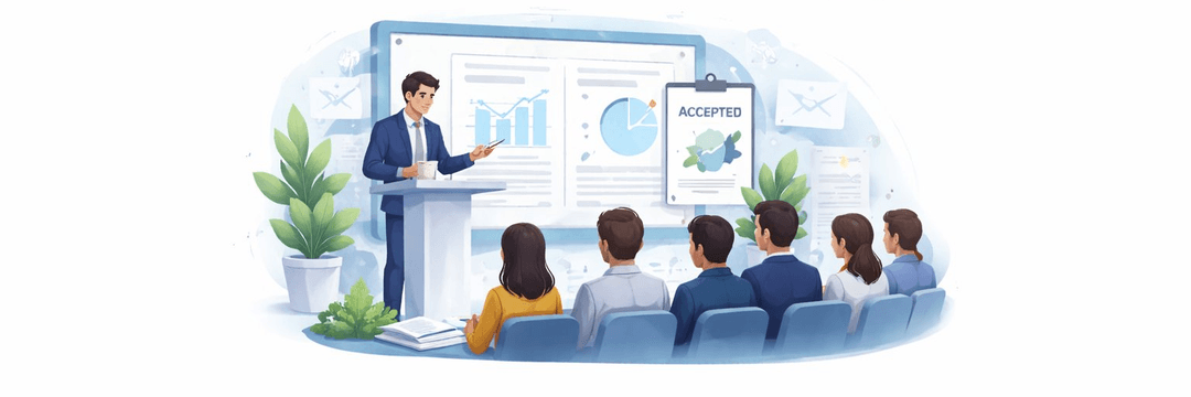 Research paper conference presentation support